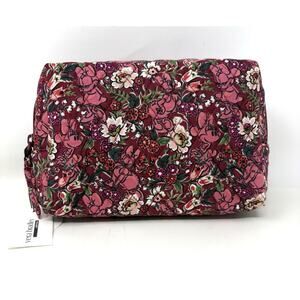 Vera Bradley Minnie Mouse Daisy Duck Makeup Essential Cosmetic Bag Hidden Hearts
